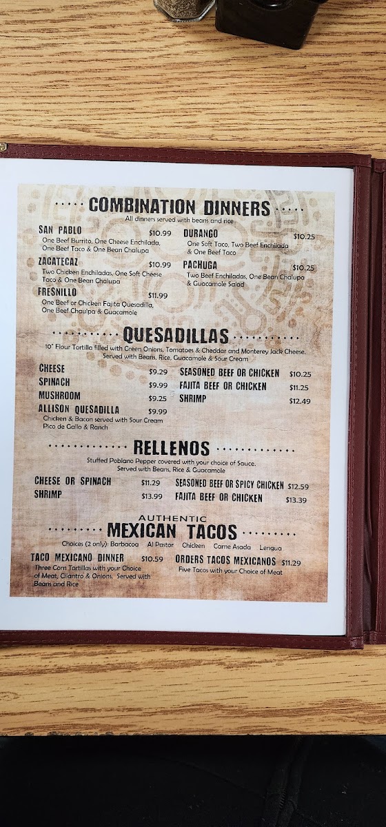 Menu Los Rodriguez Restaurant-8